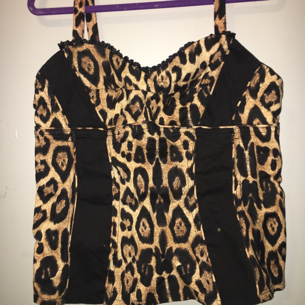 Cheetah Print Corset